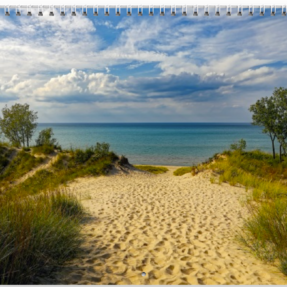 beach scene